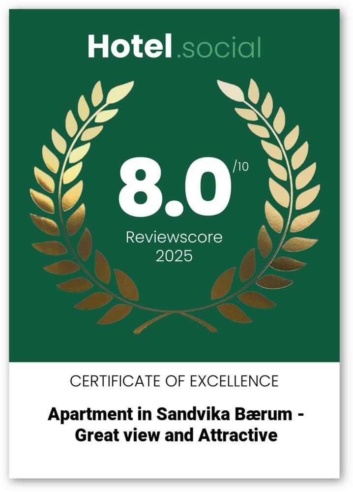 Jeci Apartment Sandvika Baerum - Great View And Attractive Sandvika (Baerum) Exterior photo